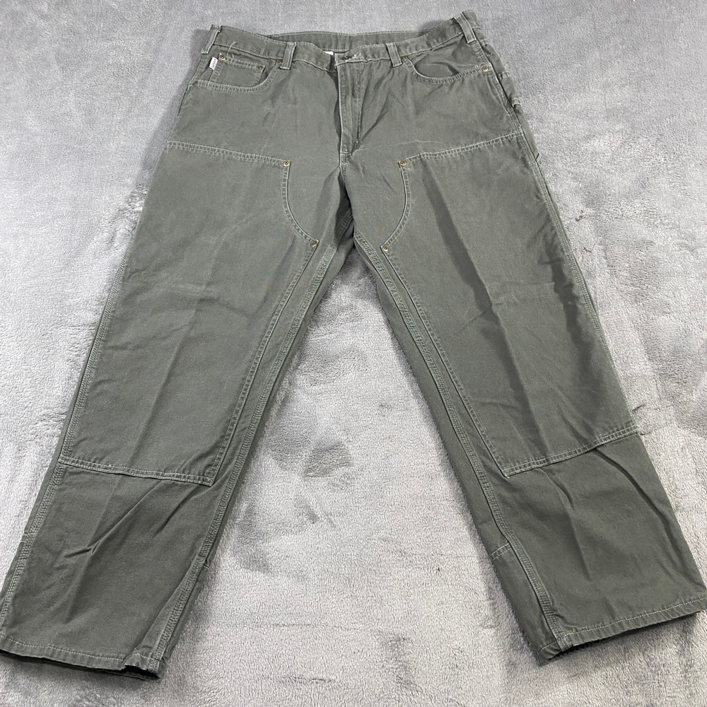 Carhartt Work Pants Mens 40x30 Double Knee Carpenter B188 DMS Loose Fit Canvas
